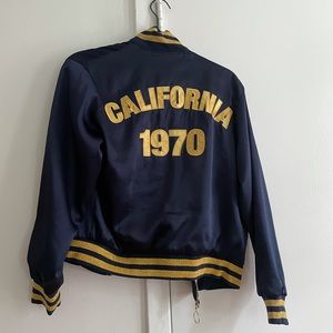 Stoned Immaculate Blue Bomber Jacket with California 1970 Design
